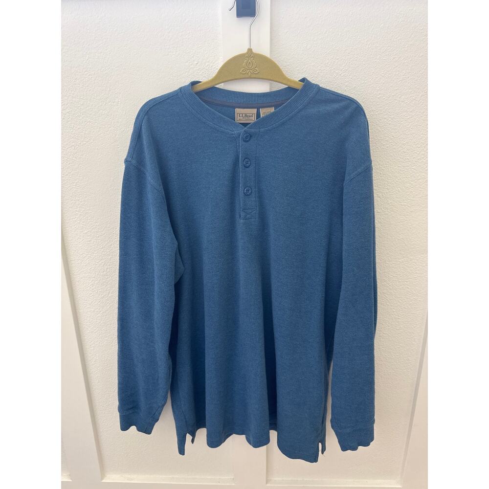 L. L. Bean Men's Henley, Big & Tall Size L